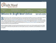 Tablet Screenshot of brightwood.com